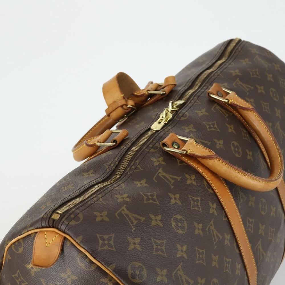 LOUIS VUITTON Monogram Keepall 50 Boston Bag M41426 LV Auth 155568 - Picture 6 of 16